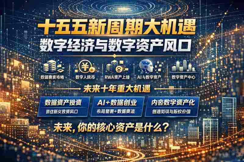 十五五周期开启,数字经济迎来资产化浪潮;数据要素如何重塑价值链。 IT技术