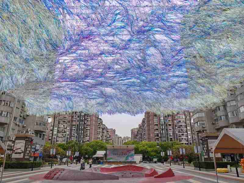  技术解构·光影艺术赋能社区空间：古北万科广场遮阳装置设计复盘 文化旅游